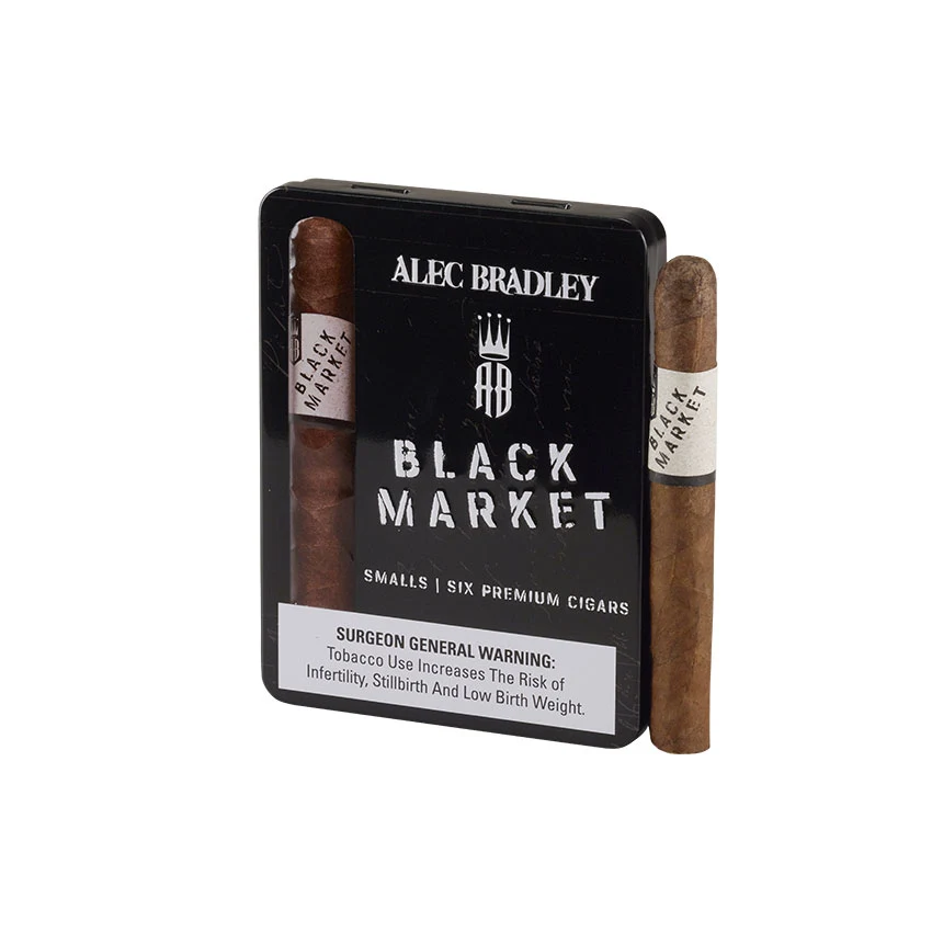 Alec Bradley Black Market Smalls Dark Natural | Cigarillo | Tin of 6