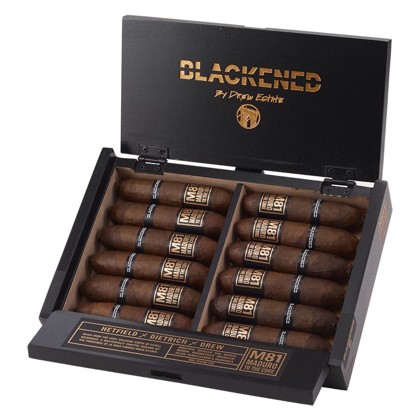 Drew Estate Blackened M81 Flying Pigs Maduro | Figurado | Box of 12
