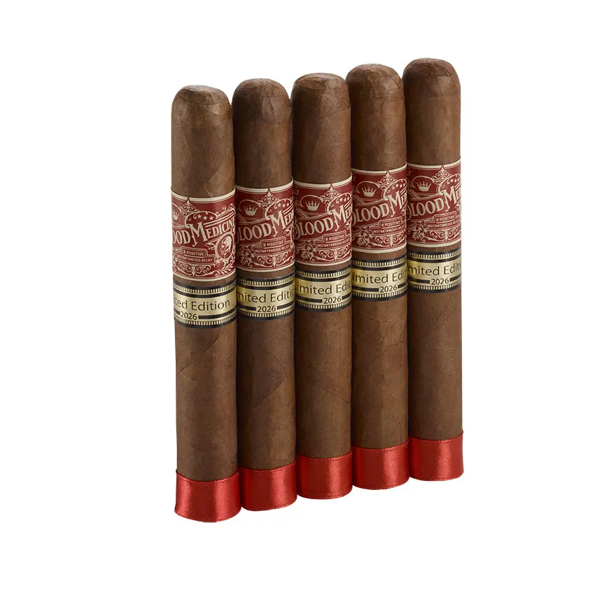 Crowned Heads Blood Medicine B Positive 6x54 LE 2026 Maduro | Toro | Pack of 5