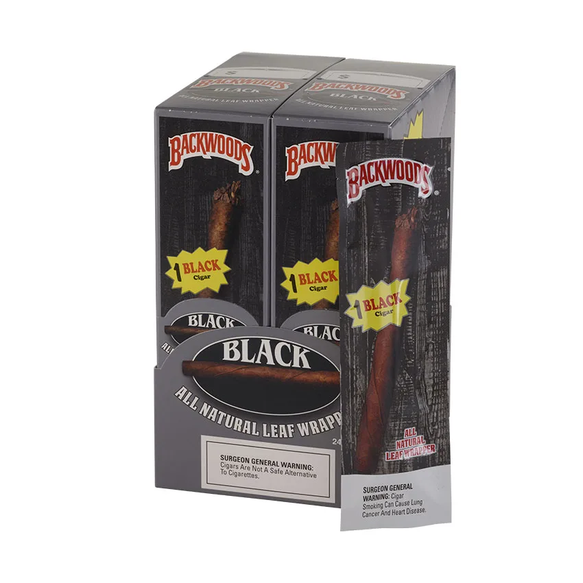 Backwoods Black Dark Natural | Small Cigar | Upright of 24