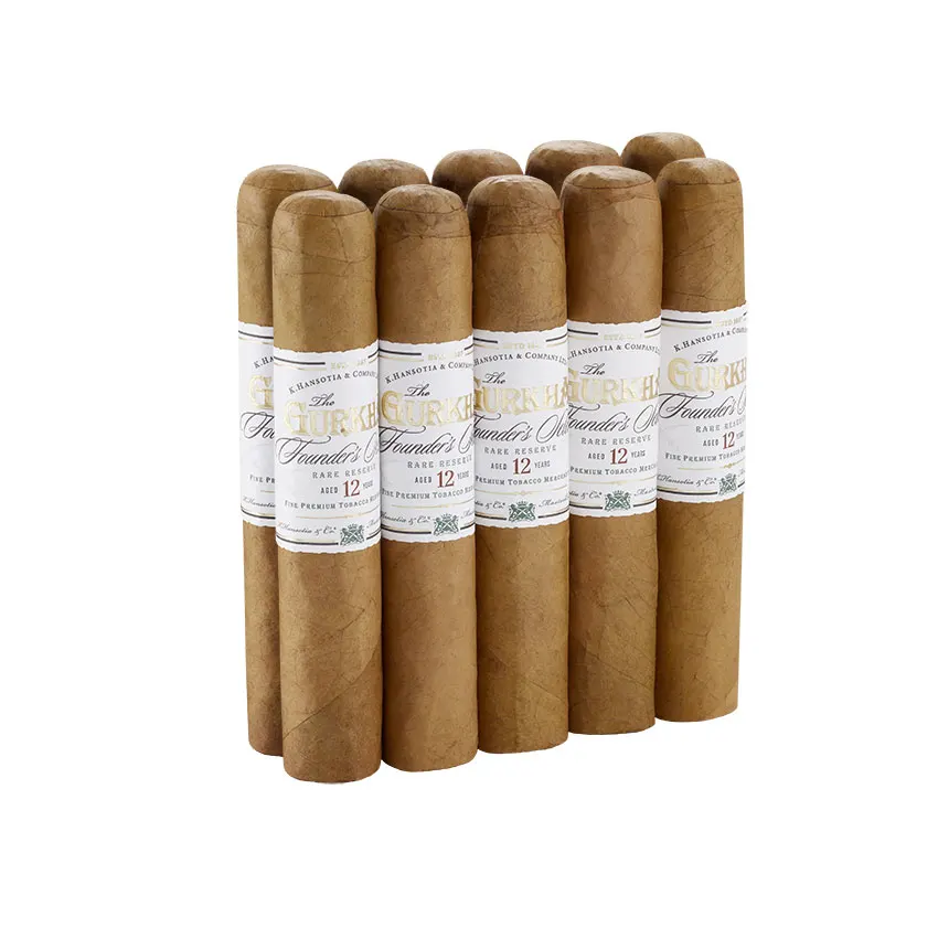 Gurkha Founder's Select Robusto Extra Natural | Robusto | Pack of 10