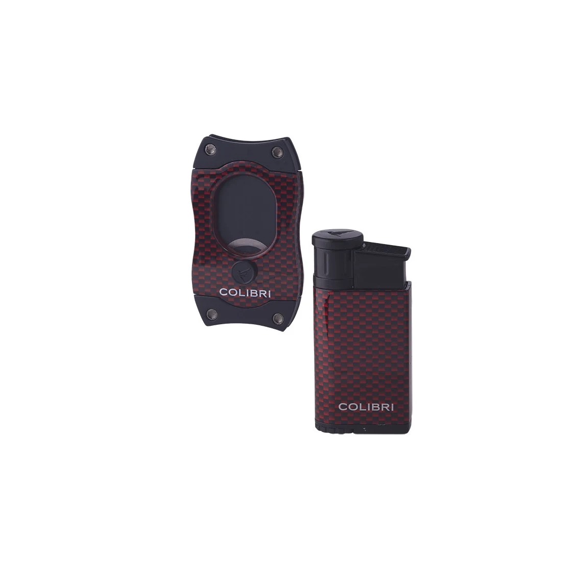 Colibri Red Carbon Fiber Gift Set