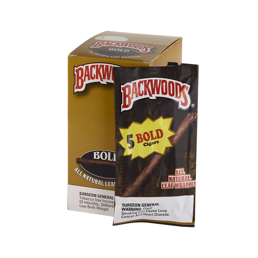 Backwoods Bold Dark Natural | Small Cigar | Upright of 40