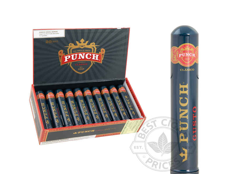 Punch Gusto Tubo Natural - 20 Cigars