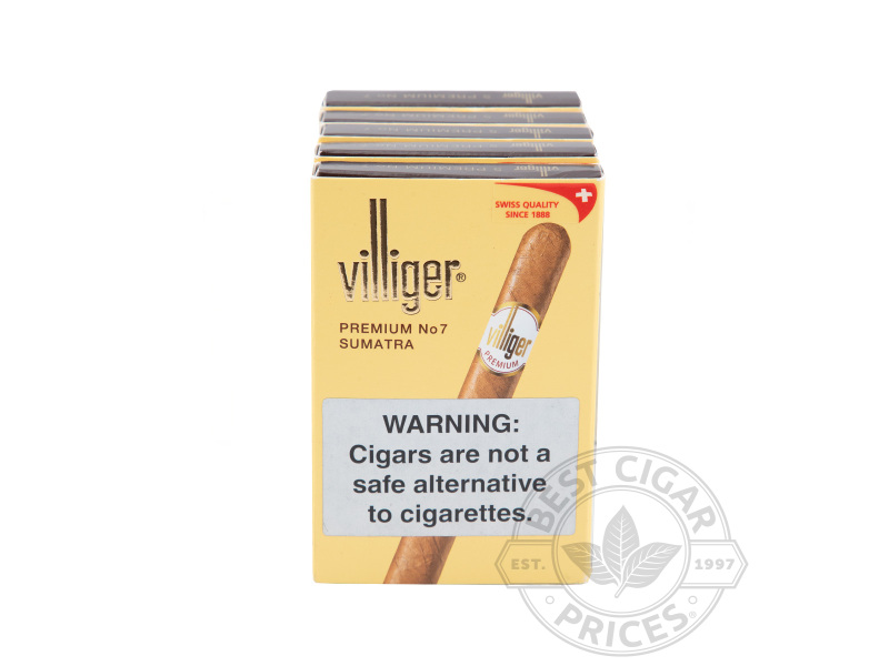 Villiger Premium No. 7 Sumatra - Small Packs: 25 Cigarillos
                                                                                             
                                    Available - Available - Special order