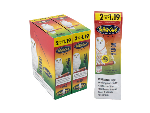 White Owl Cigarillos Mango 2 For $1.19 Pre-Priced Upright - Carton - 60 Total Cigars
                                                                                             
                                    1-2 Week