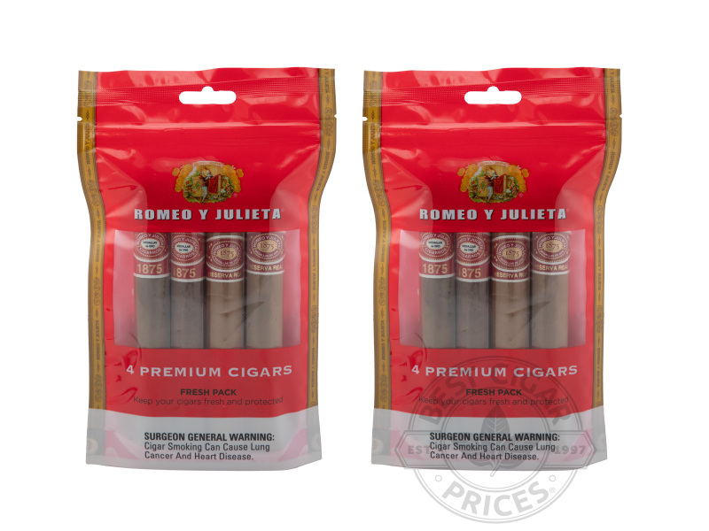 Romeo Y Julieta 1875 8 Cigar Dominican Fresh Pack 2x Deal - 8 Cigars