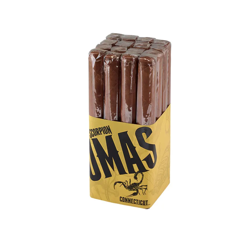 Camacho Scorpion Fumas CT 7x48 Natural | Churchill | Bundle of 16