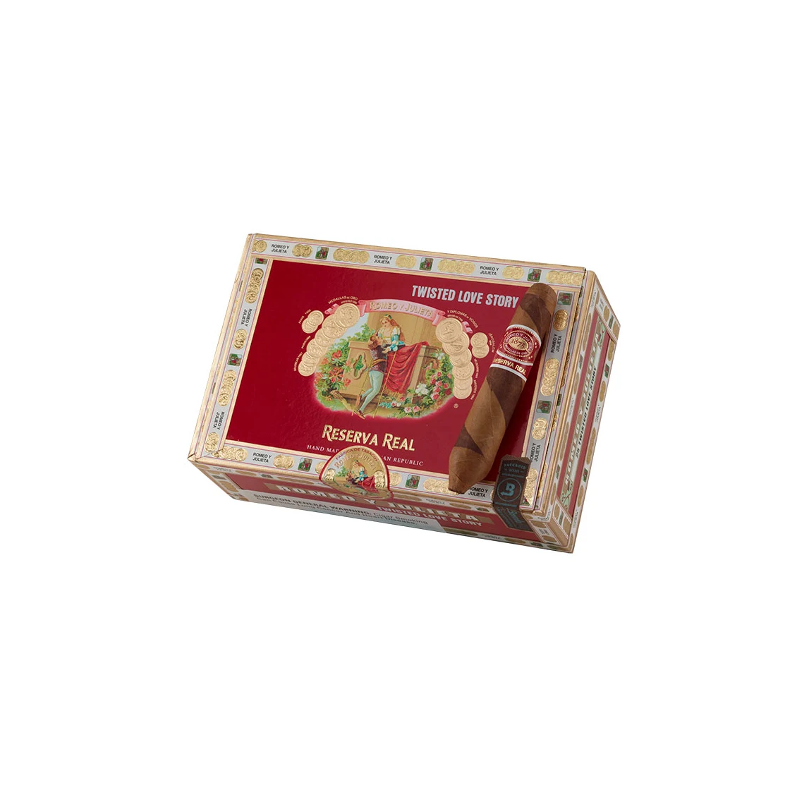 Romeo Y Julieta Reserva Real Twisted Love Story Barber Pole | Perfecto | Box of 25