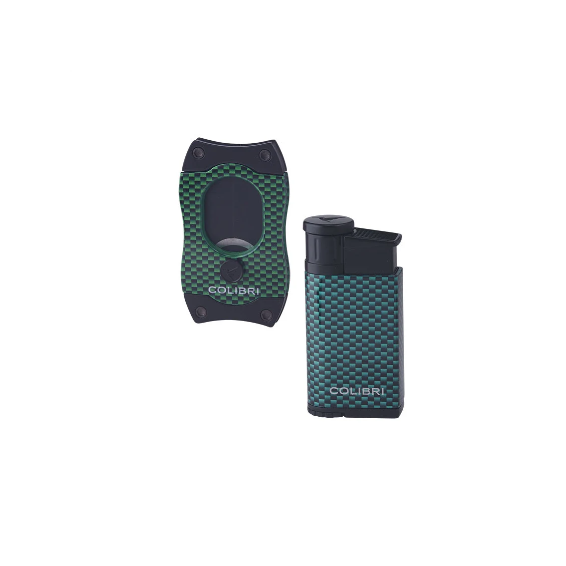 Colibri Green Carbon Fiber Gift Set