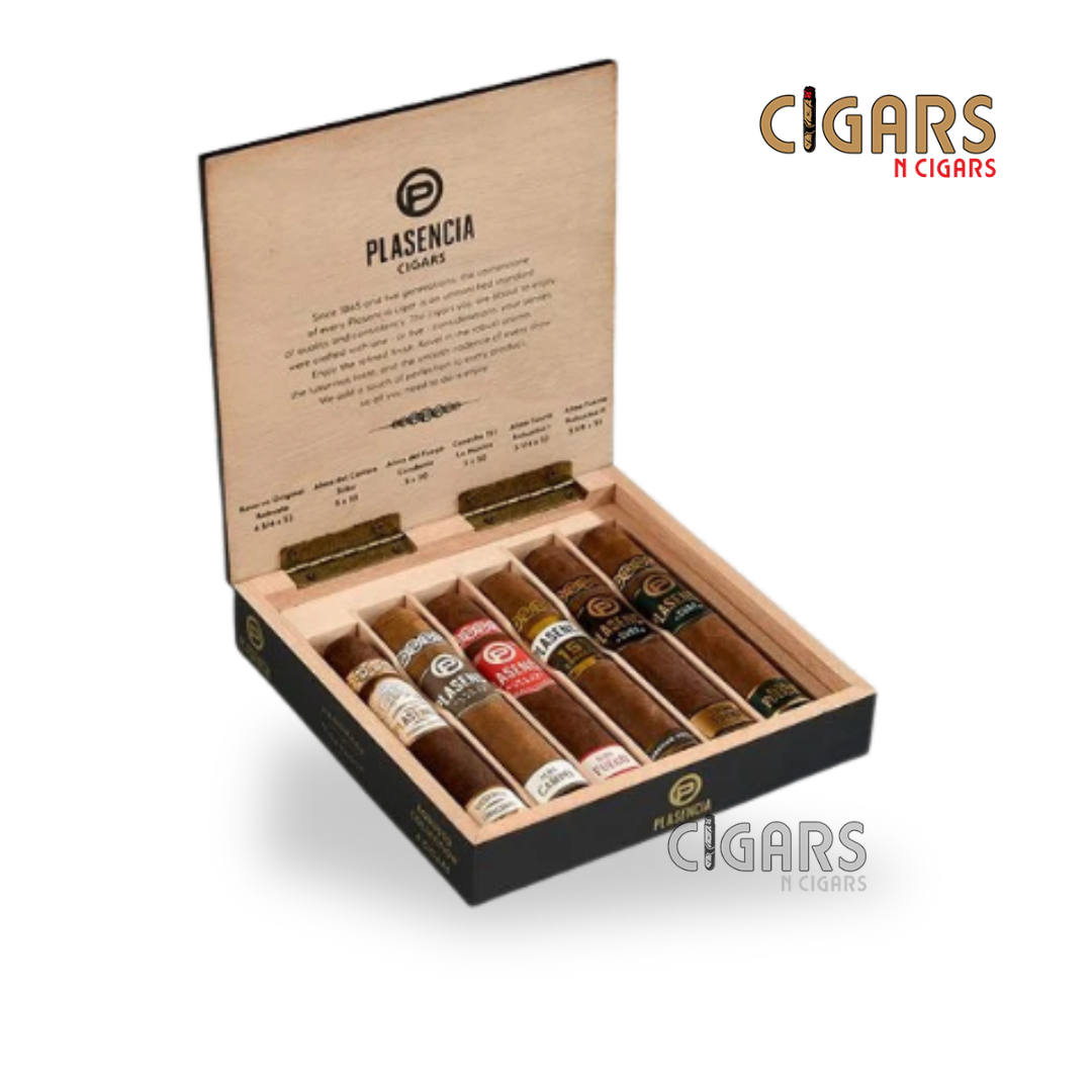 Plasencia Robusto 6 Cigar Sampler Box of 6