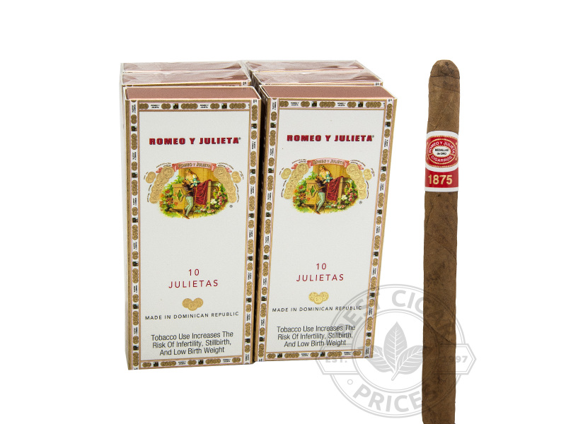 Romeo Y Julieta 1875 Julietas - Small Packs: 60 Cigarillos
                                                                                             
                                    Available - Available - Special order