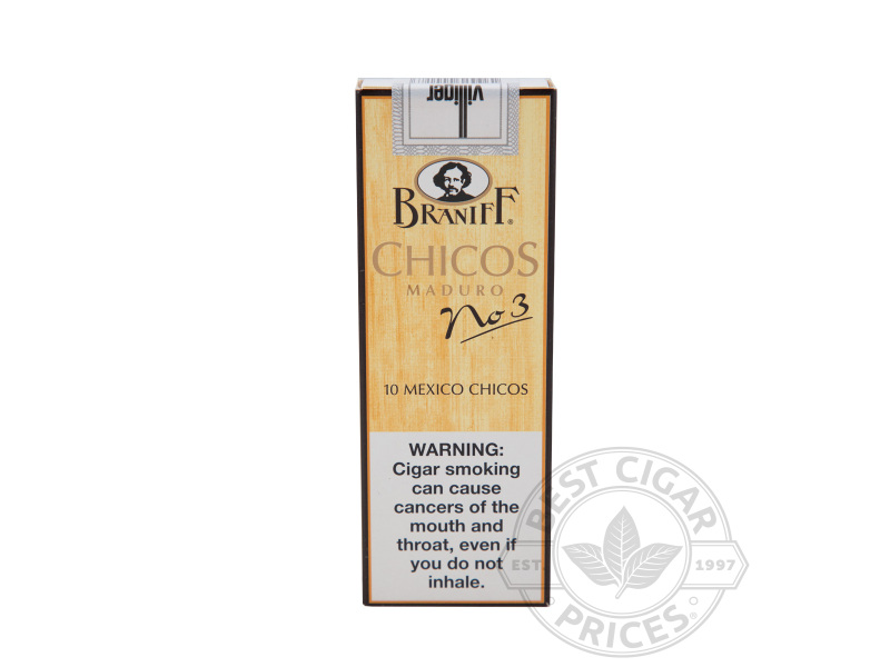Villiger Braniff No. 3 Packs - Small Pack - 10 Total Cigars