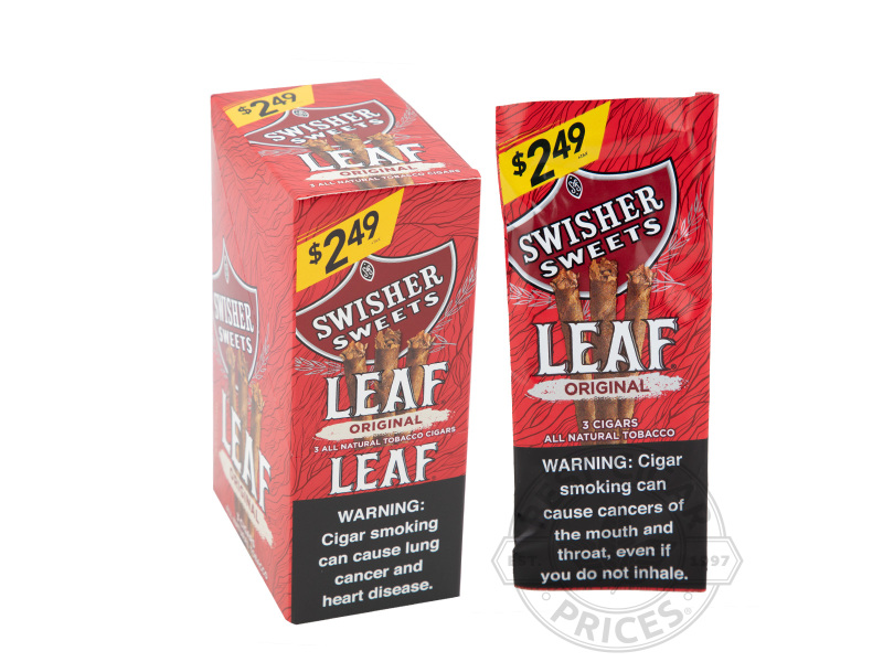 Swisher Sweets Leaf- Original - Carton - 30 Total Cigars
                                                                                             
                                    1-2 Week