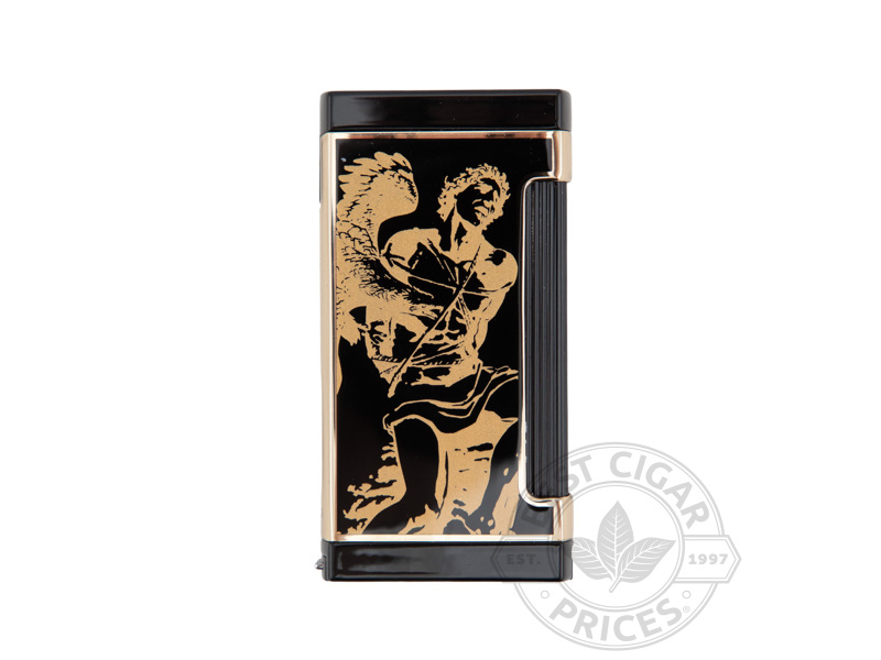Prometheus God Of Fire Never Back Down Limited Edition 2024 Ultimo X Lighter - Gold On Black Lacquer - Box of 20