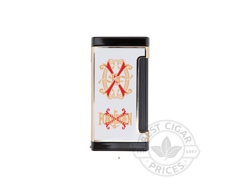 OpusX Rare Black Limited Edition 2024 Ultimo X Lighter - White Lacquer & Gold - Box of 20
