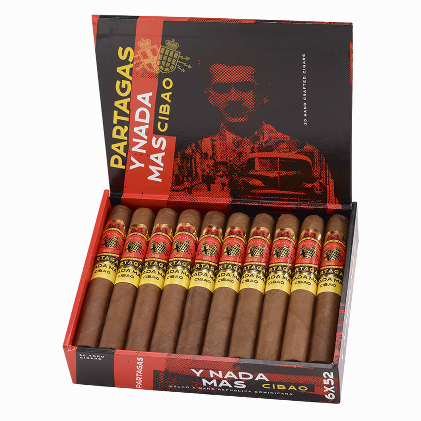 Partagas y Nada Mas Cibao Toro Dark Natural | Toro | Box of 20