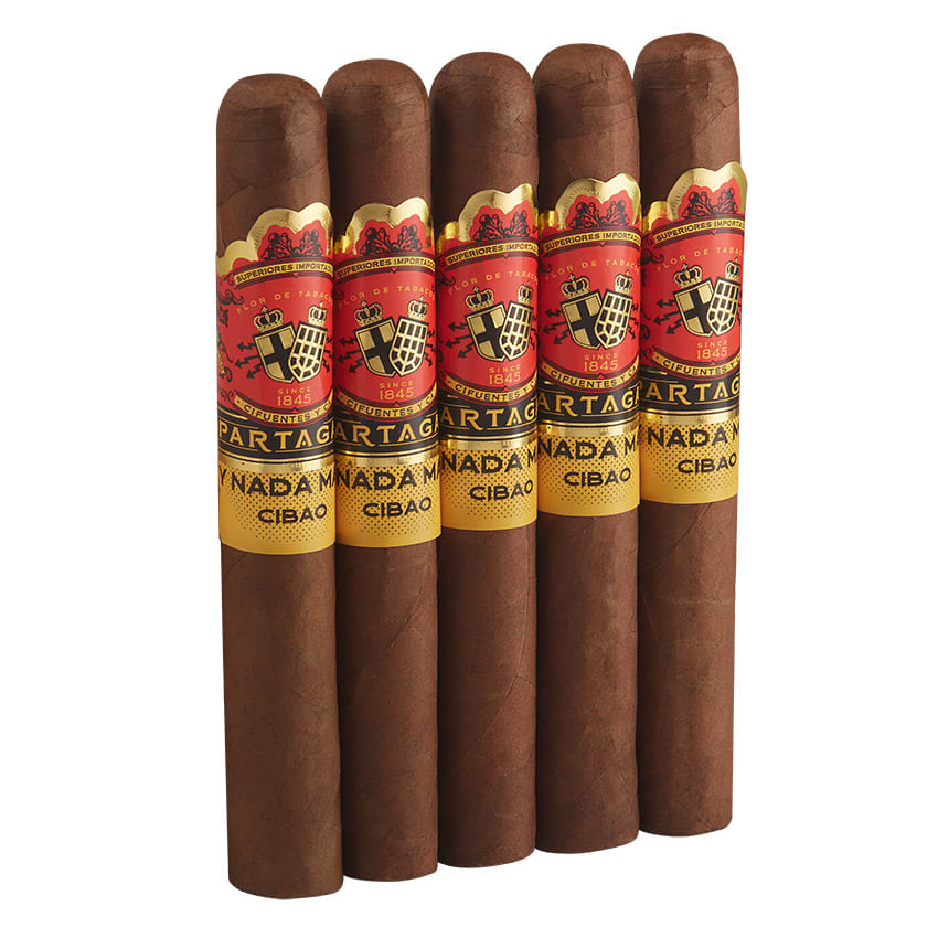 Partagas y Nada Mas Cibao Toro Dark Natural | Toro | Pack of 5