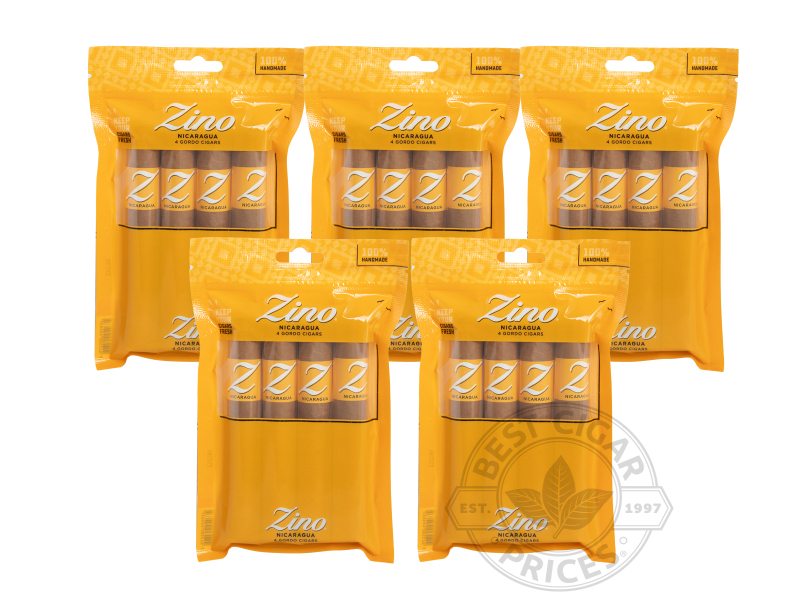 Zino Nicaragua Gordo 20cigar Fresh Pack Samplers - Sealed Packs - 20 Total Cigars