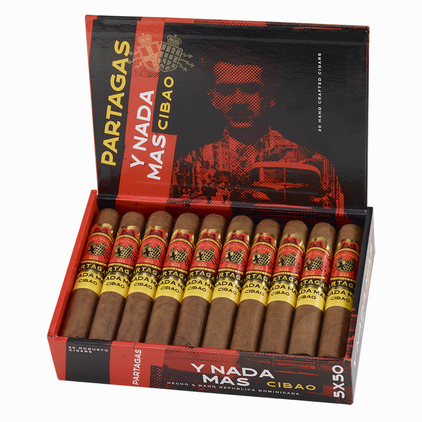 Partagas y Nada Mas Cibao Robusto Dark Natural | Robusto | Box of 20