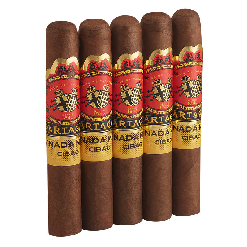 Partagas y Nada Mas Cibao Robusto Dark Natural | Robusto | Pack of 5