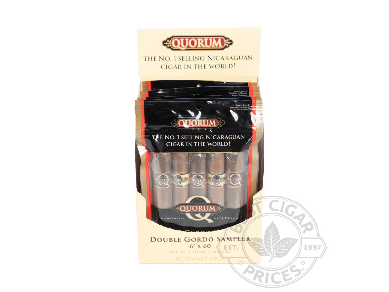 Quorum Double Gordo Sampler Unit Of 25 - Packs - 25 Total Cigars