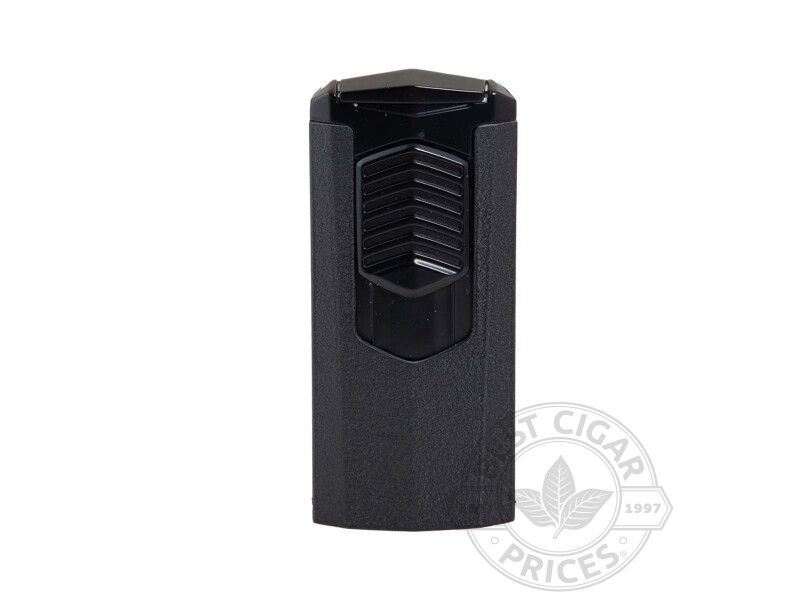 Vertigo Archer Triple Torch Desktop Lighter Black Crackle - Box of 20