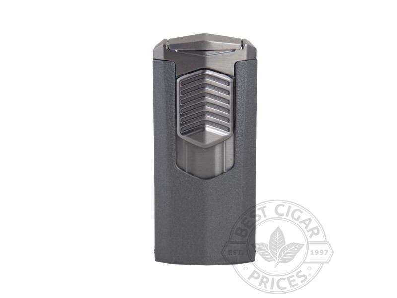 Vertigo Archer Triple Torch Desktop Lighter Gray Crackle - Box of 20