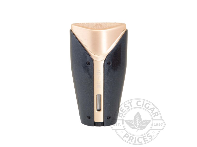 Lotus Romulus Triple Torch Lighter Black & Gold - Box of 20