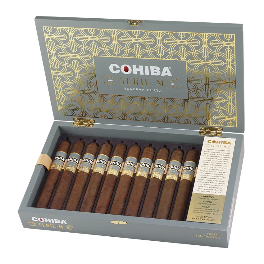 Cohiba Serie M Reserva Plata Toro Maduro | Toro | Box of 10