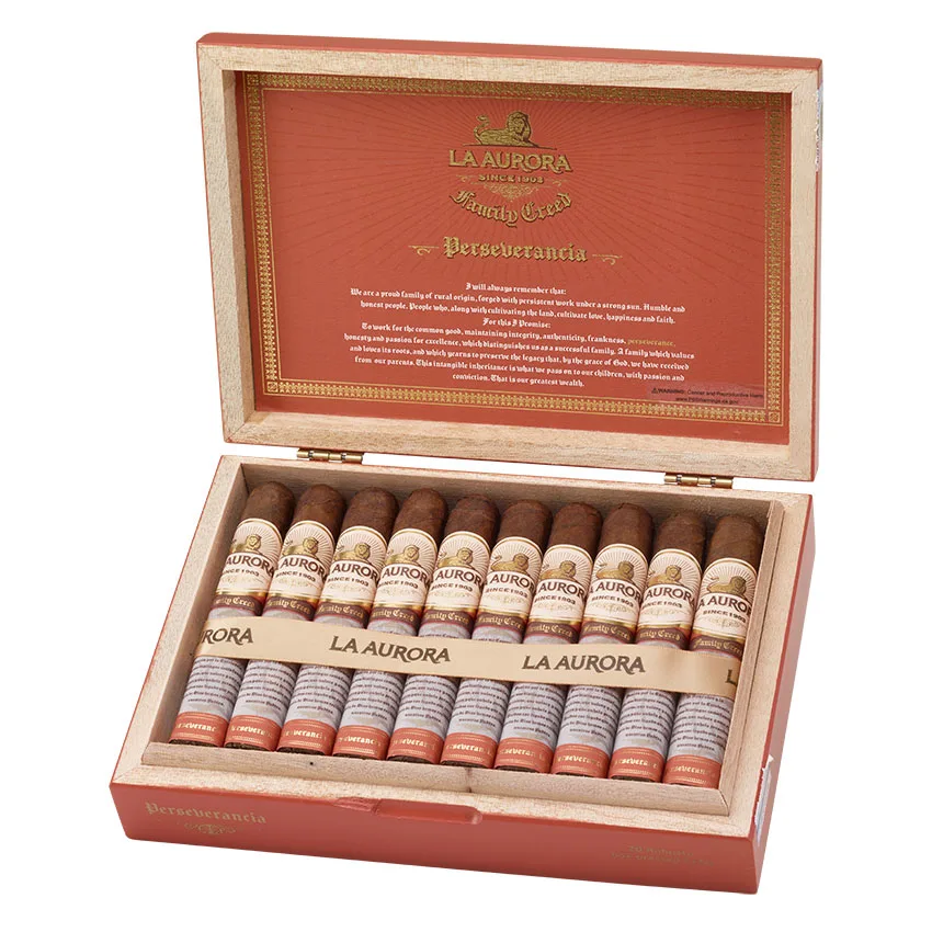 La Aurora Family Creed Perseverancia Robusto Maduro | Robusto | Box of 20