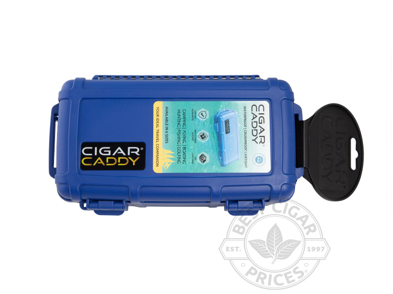 Cigar Caddy 15 Cigar Travel Case - Navy Blue - Box of 20