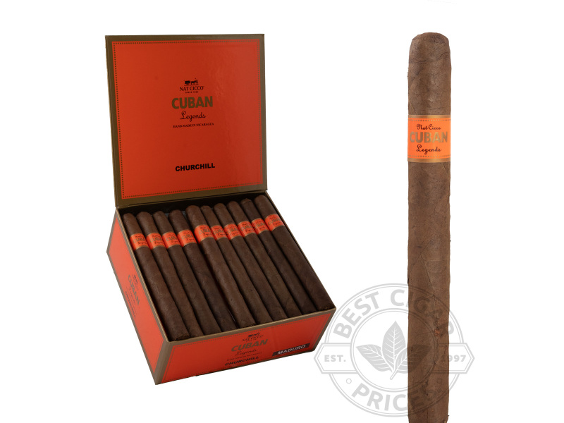 Nat Cicco Cuban Legends Maduro Churchill Cigars - 40 Cigars