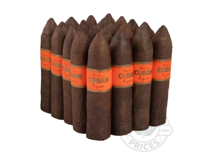 Nat Cicco Cuban Legends Maduro No. 4 Torpedo Cigars - Bundle - 20 Total Cigars