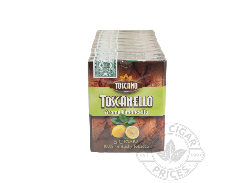 Toscanello Aroma Limoncello  10 Packs Of 5 Cigars - 50 Cigars