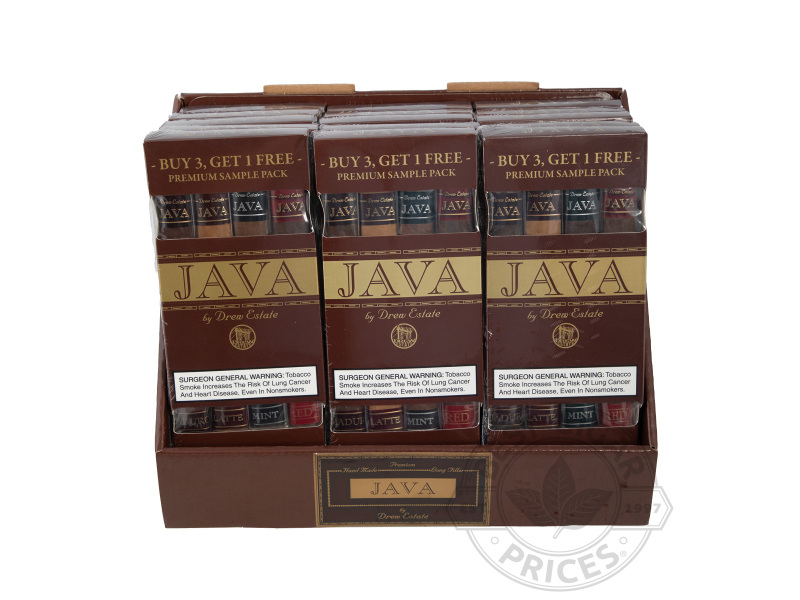 Java By Drew Estate Toro Sampler - 60 Cigars
