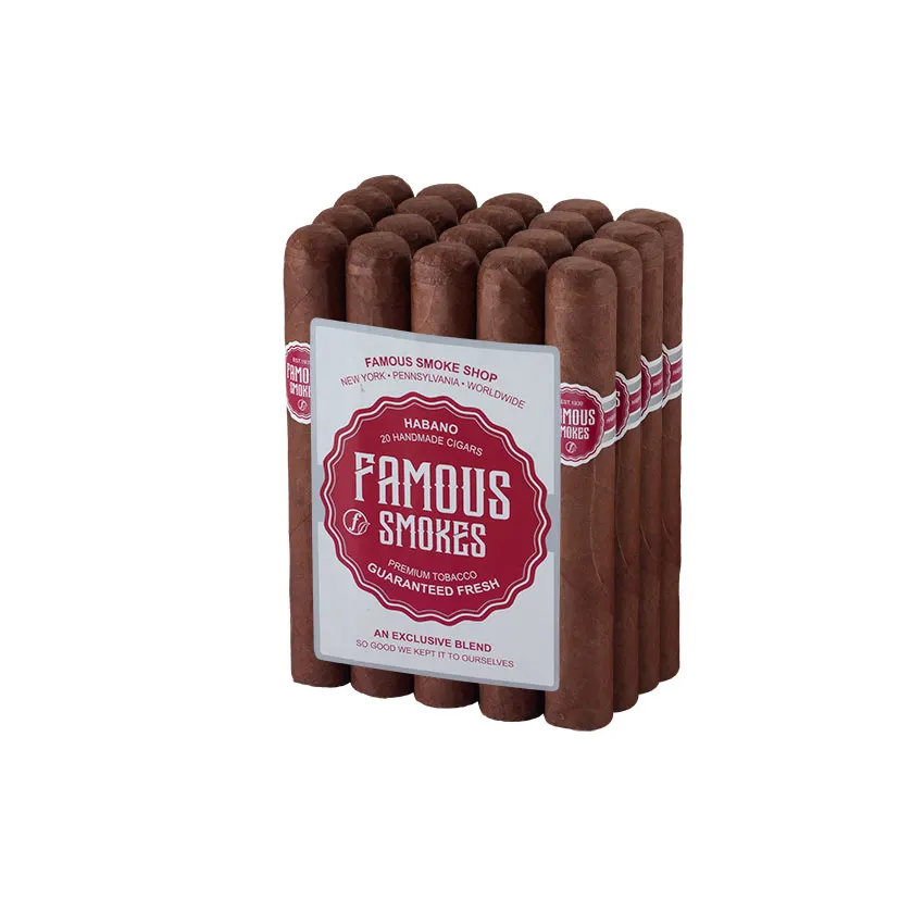 Famous Smokes Habano Toro Natural | Toro | Bundle of 20