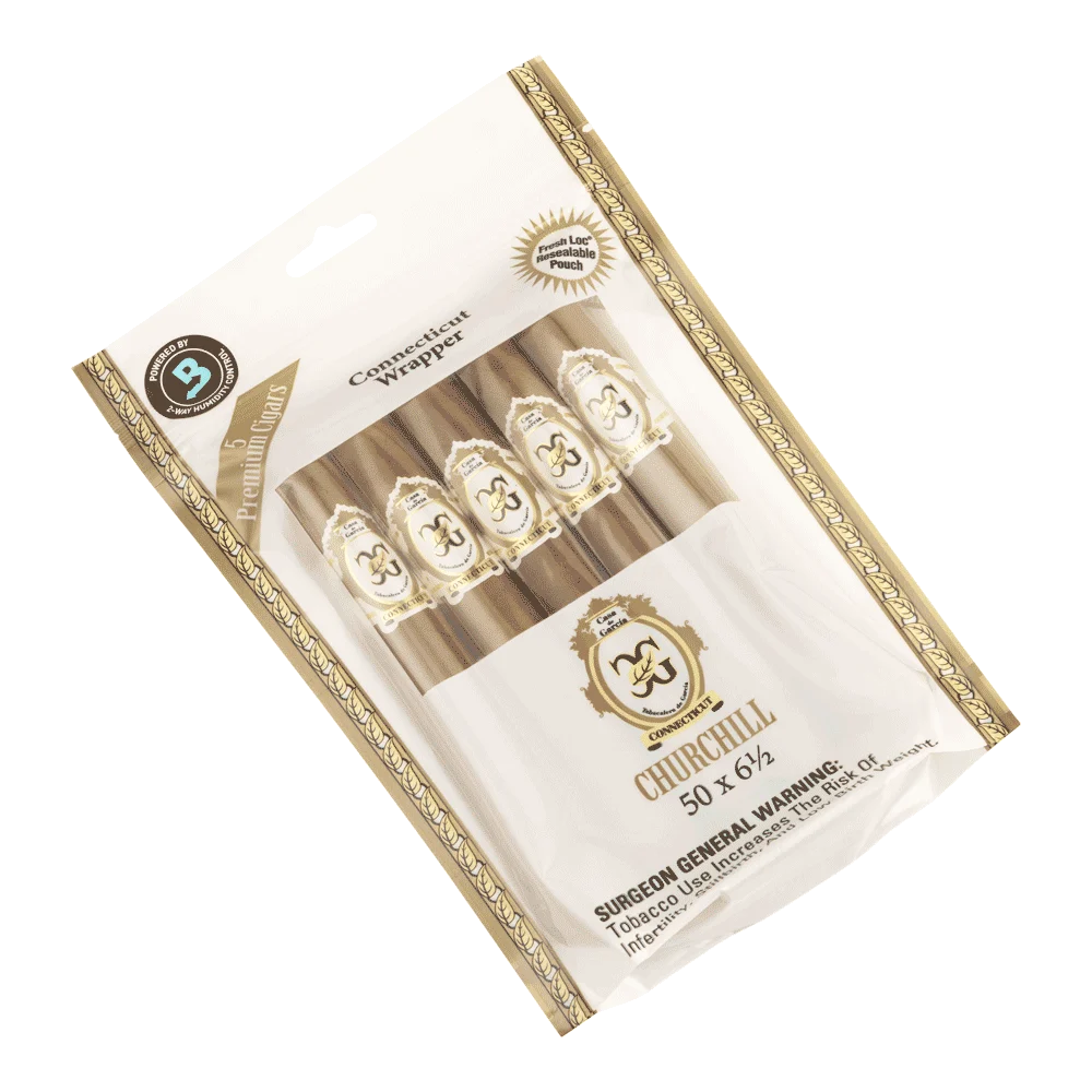 Casa de Garcia Connecticut Churchill Fresh Loc 5-Pack / 6.5 x 50 Pack of 5
