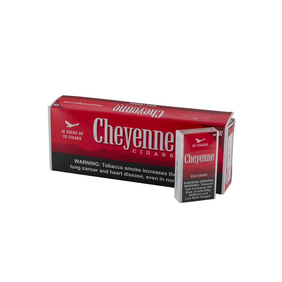 Cheyenne Heavy Weights Cherry (20) Natural | Filtered Cigar