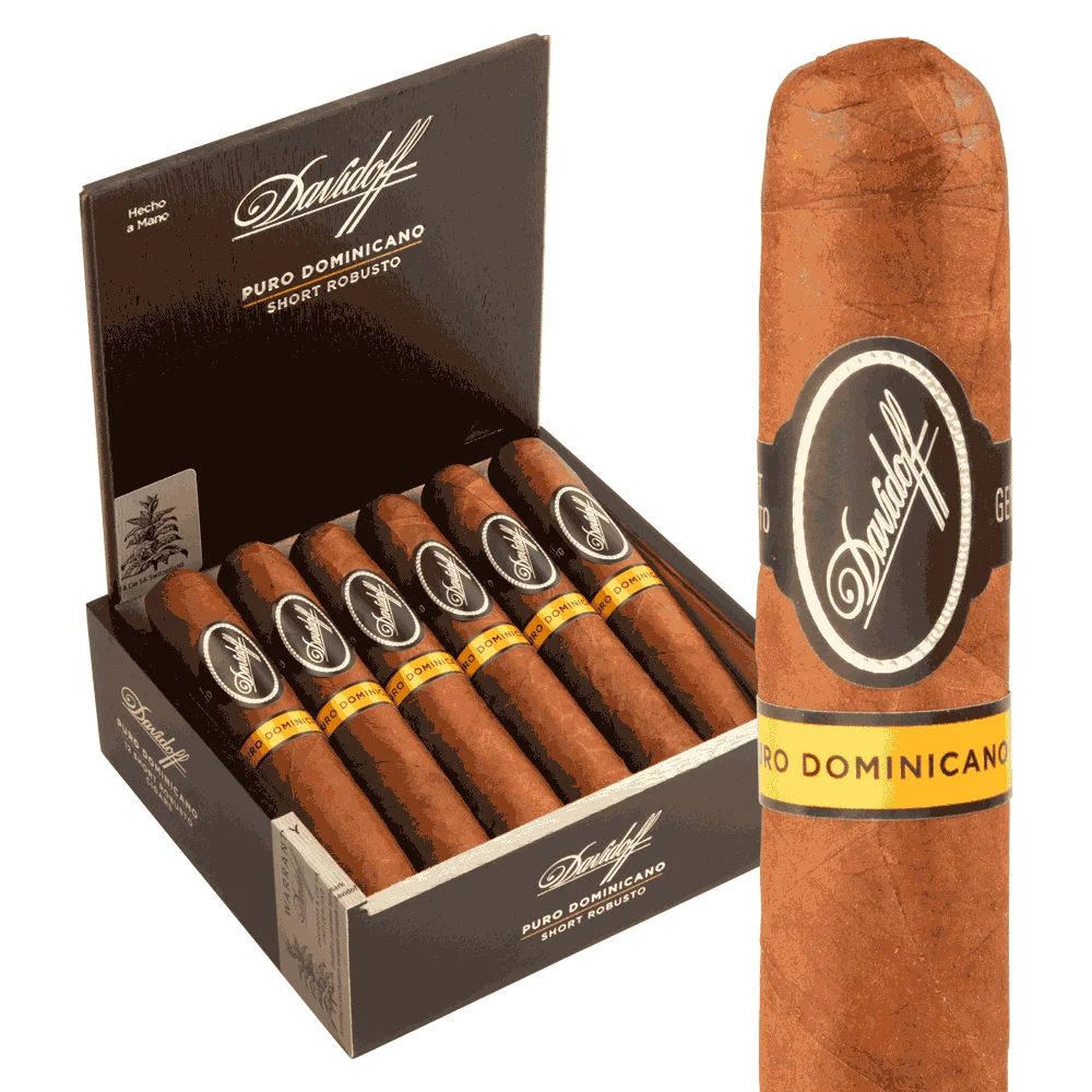 Davidoff Puro Dominicano Short Robusto / 4.5 x 52 Box of 5