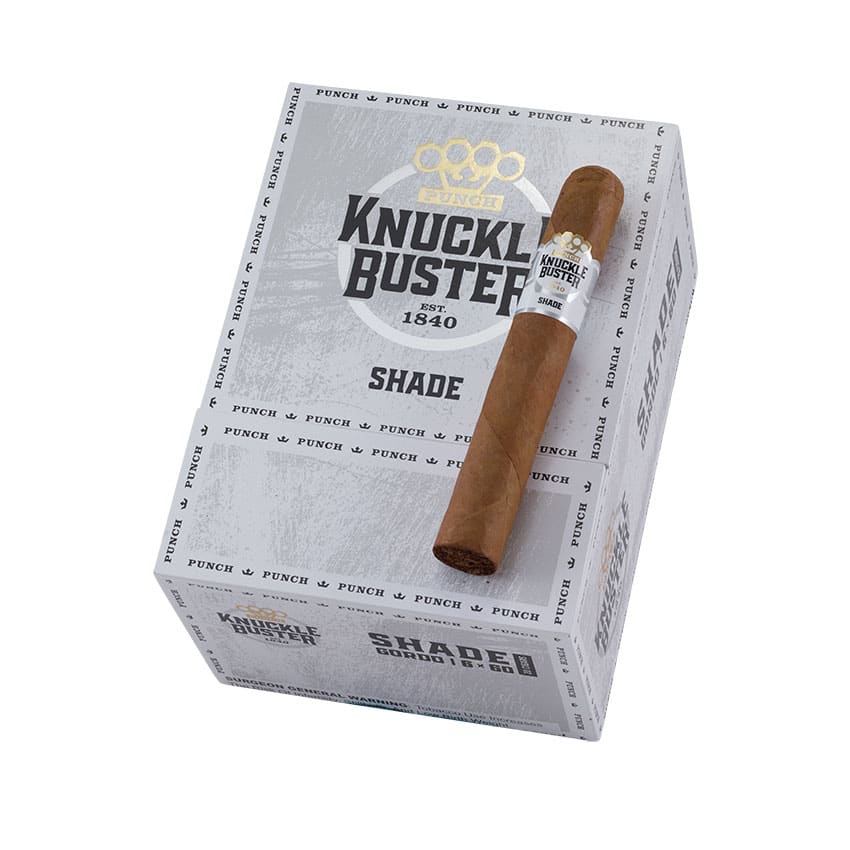 Punch Knuckle Buster Shade Gordo Natural | Double Toro | Box of 20