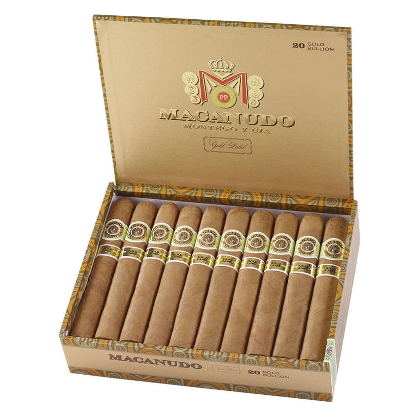 Macanudo Gold Label Bullion Natural | Toro | Box of 20