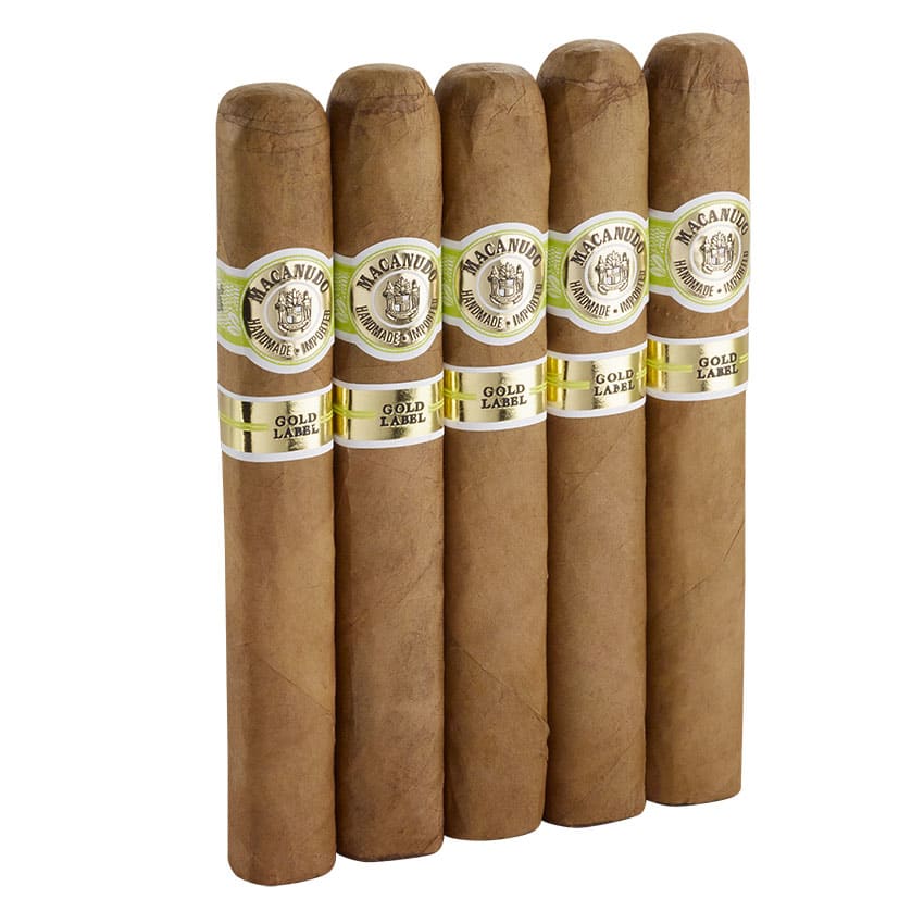 Macanudo Gold Label Bullion Natural | Toro | Pack of 5