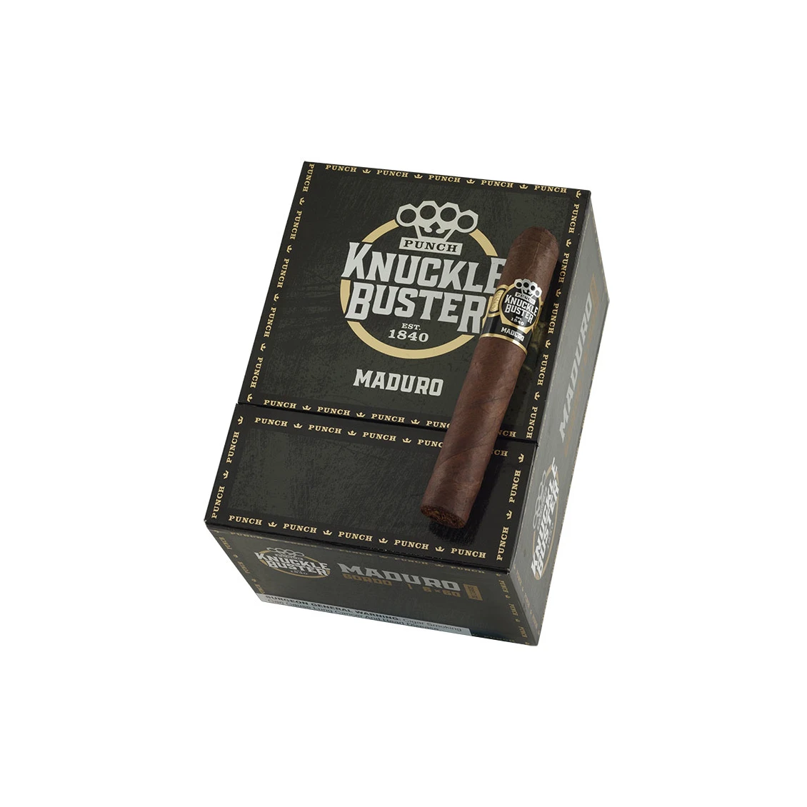 Punch Knuckle Buster Maduro Gordo | Gordo | Box of 20