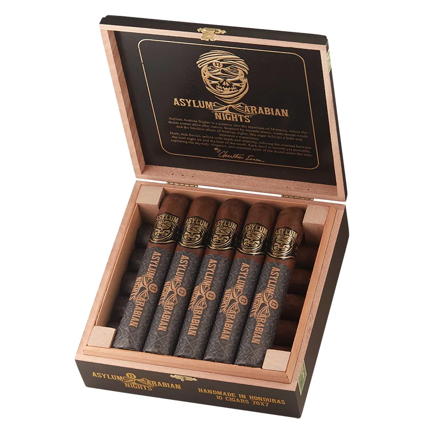 Asylum 13 Arabian Nights 70x7 Maduro | Gigante | Box of 10