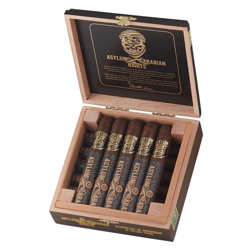 Asylum 13 Arabian Nights 50x5 Maduro | Robusto | Box of 10