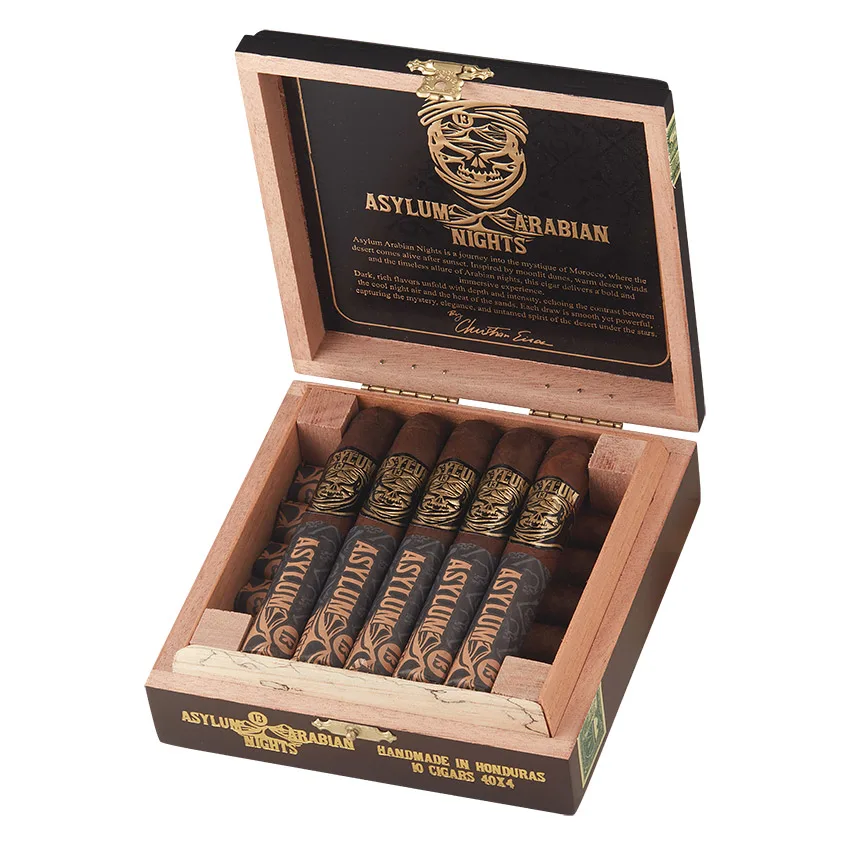 Asylum 13 Arabian Nights 40x4 Maduro | Petite Corona | Box of 10