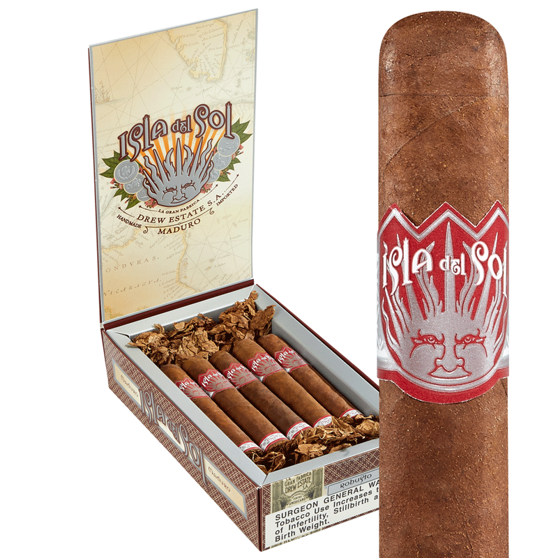Isla del Sol Maduro by Drew Estate Box of 10