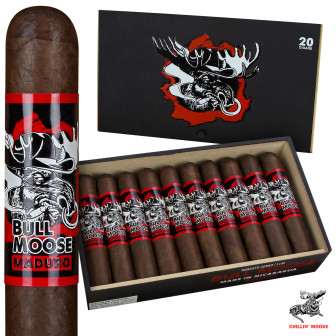 Chillin Moose Bull Moose Maduro Gigante 20 Pack