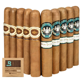 Smash Pack: Don Diego vs Gilberto Oliva Reserva Blanc - 10 Cigars